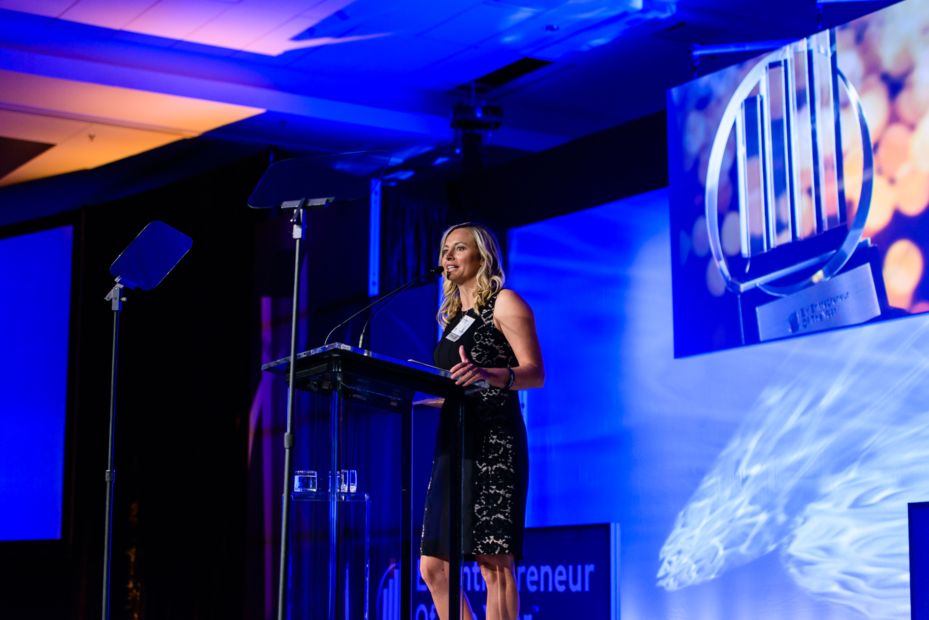 Austin Event Photographer - Ernst and Young Entrepreneur of the Year Award - Stage
