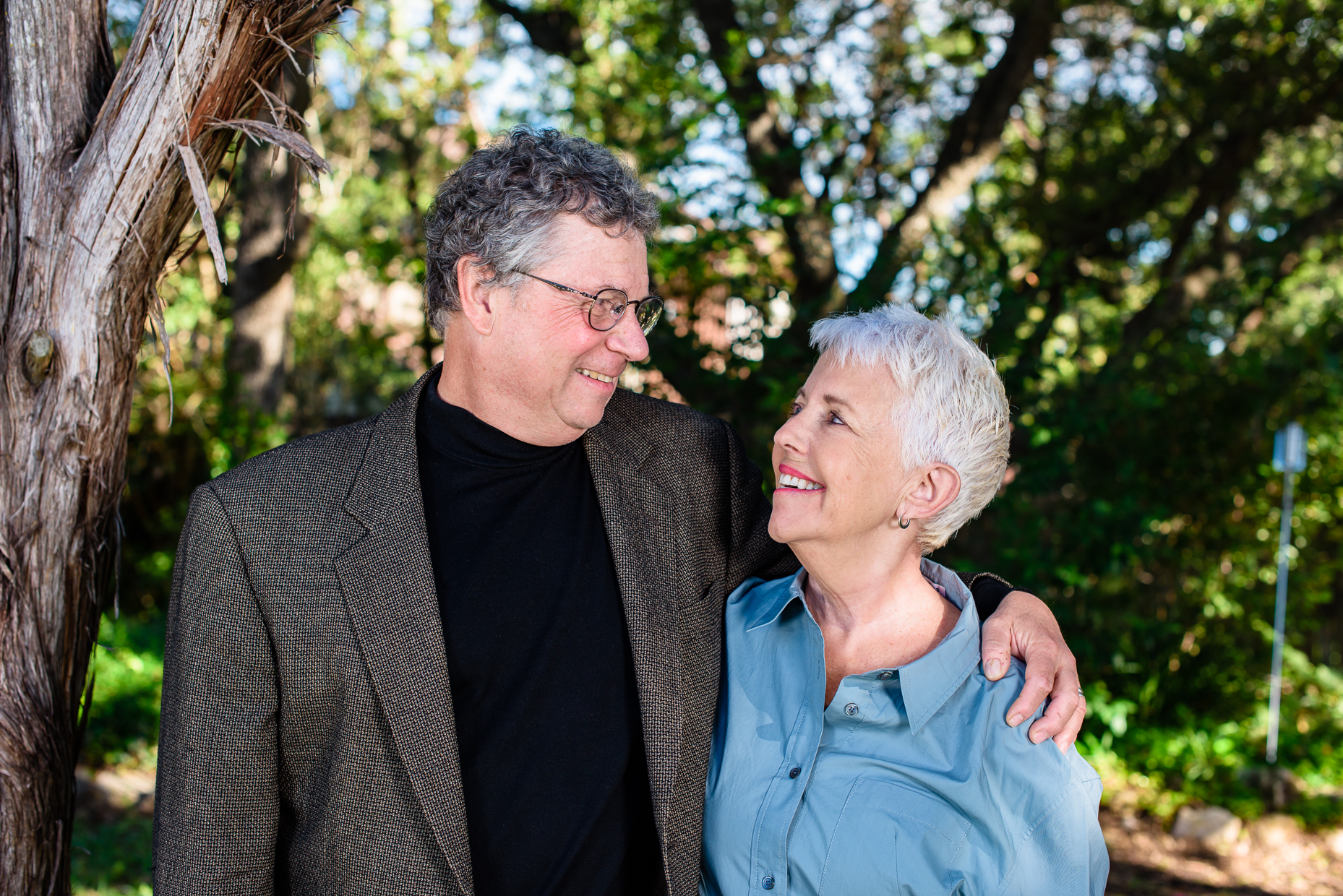 Family portraits with grandparents in austin